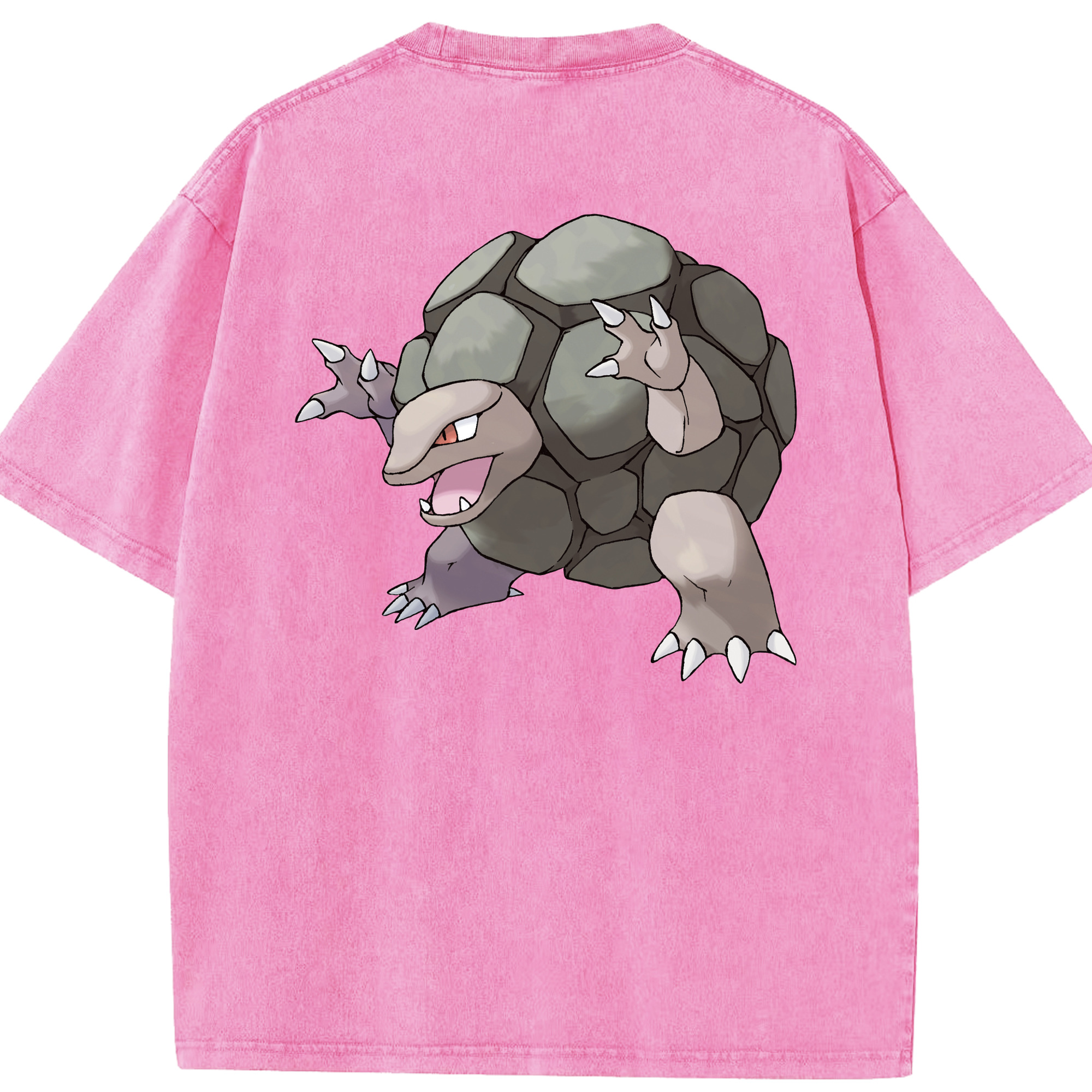 （画像用） ポケットモンスター Pokémon 綿100% ヴィンテージ風 半袖Tシャツ（背面プリント）